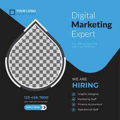 Digital Marketing Agency For Social Media post Template
