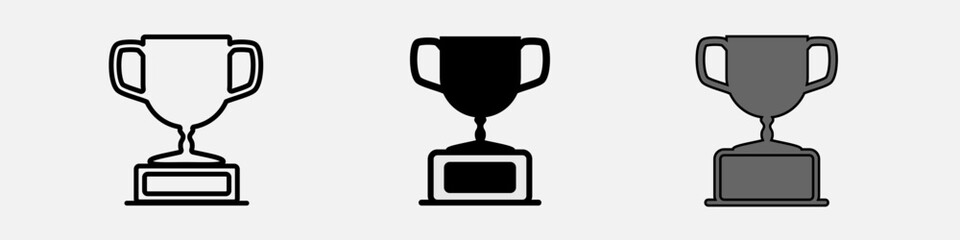 Trophies vector