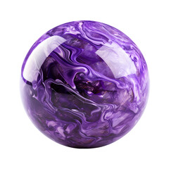 purple marble isolated on white