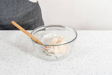 Homemade naan dippers