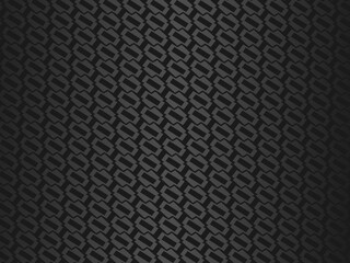 Black metal texture steel background. Luxurious steel ornament. Perforated metal sheet.