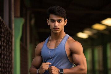 Fototapeta premium indian handsome muscular man
