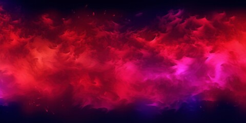 Vibrant Fiery Flames Abstract Background with Color Gradient, Ombre Waves, Neon Glow, and Rough Texture