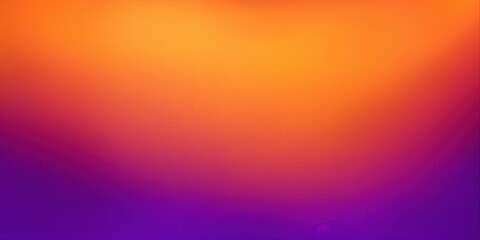 Vibrant Orange, Yellow, Red, and Purple Abstract Background with Color Gradient, Ombre Waves, Neon Glow, and Rough Texture