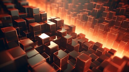 Obraz premium 3D abstract art background wallpaper