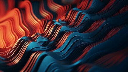 3D abstract art background wallpaper
