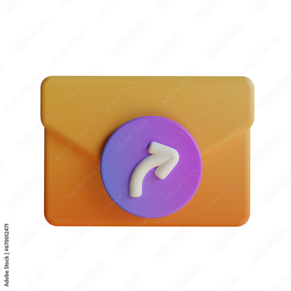 Poster forward mail, a feature that makes it easy for you to forward electronic messages to other recipient