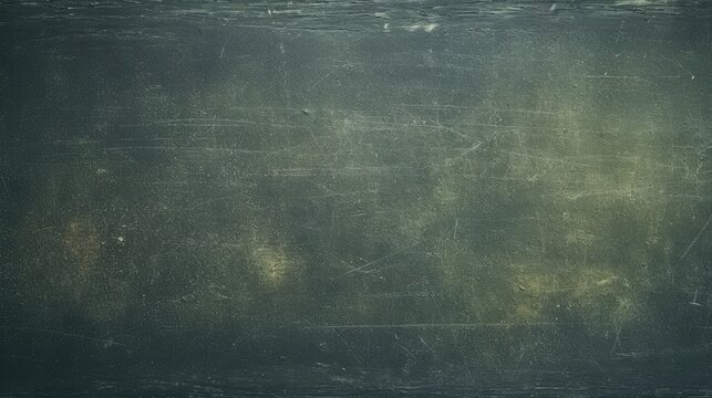 A blank dark blue chalkboard style texture background. A.I. generated.