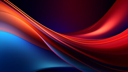 Abstract dynamic colorful wavy lines background, banner wallpaper 