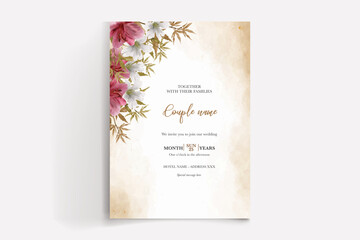 Shower bridal wedding invitation templates