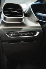 Details of air conditioning car ventilation system in modern car