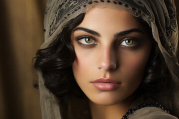 Headshot of early 20s Middle Eastern woman