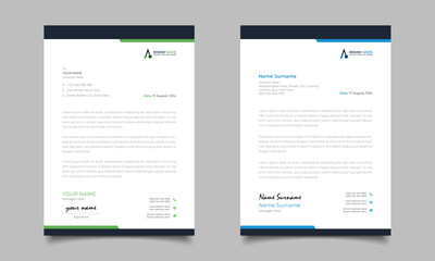Professional And Modern Letterhead Design Business Letterhead Template Design