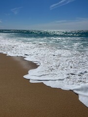 Vivid ocean horizon, ocean coast