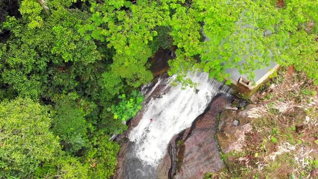 Aerial shots of Quibdo, capital of the department of Choco in Colombia, its landscapes and nature.