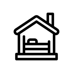 shelter line icon