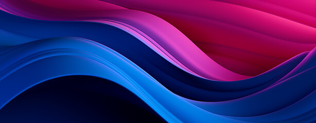 Vibrant Abstract Background with Wavy Blue and Purple Colors