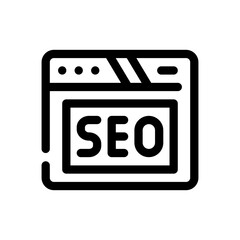 seo line icon