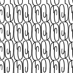 Geometric abstract seamless pattern. Abstract striped repeating background for fabric design. Cute seamless texture.