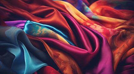 silk fabric background