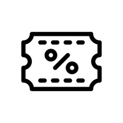 voucher line icon