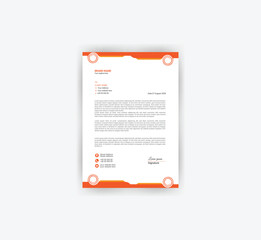  Professional creative letterhead template design