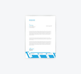  Professional creative letterhead template design