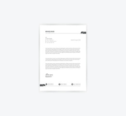  Professional creative letterhead template design