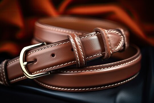 Luxury belts in leather