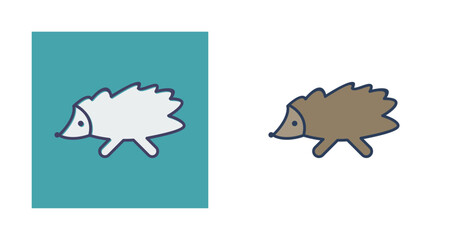 Hedgehog Vector Icon