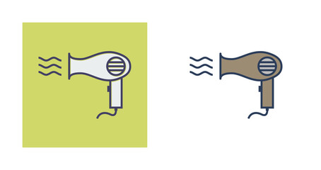 Hair dryer Vector Icon