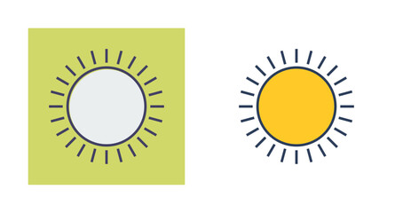 Sun Vector Icon