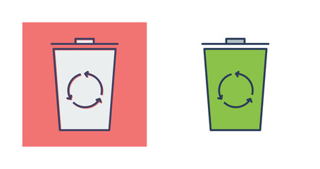 Recycle Bin Vector Icon