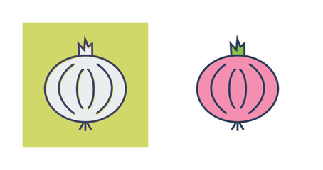 Onion Vector Icon