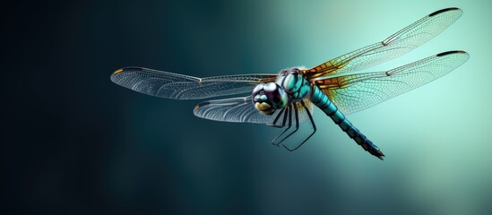 Dragonfly preparing to land
