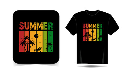 Corporate Summer T-shirt Design 