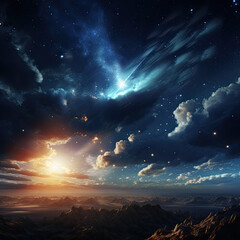 Hintergrundbild Himmel und Universum