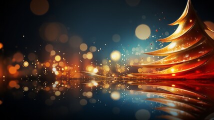 colorful abstract Christmas background with lights 20