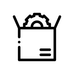 product management line icon