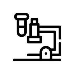 laboratory line icon