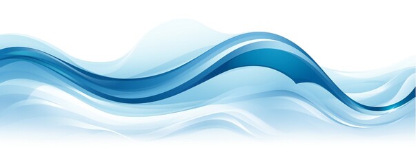 Fresh ocean navy blue water waves design element minimalist style Generative AI