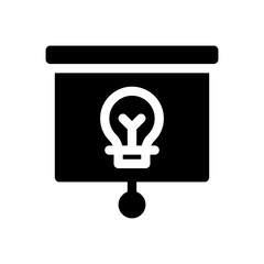 presentation glyph icon