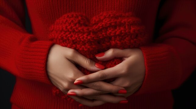 Manicured Womans Hands Warm Wool , Background Image, Valentine Background Images, Hd