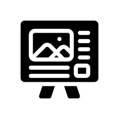 presentation glyph icon