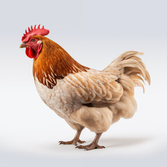 chicken on a white background