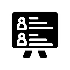 business and finance glyph icon