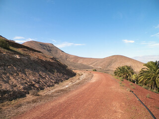Mountain area close to Playa Blanca. Lanzarote island.