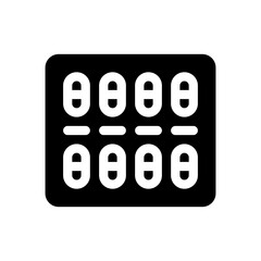pill box glyph icon
