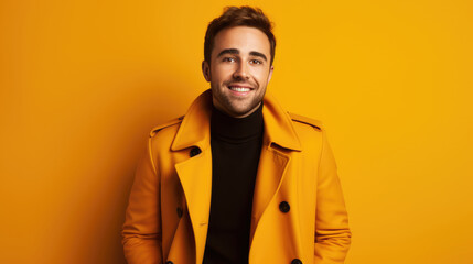 Fototapeta premium Confident European Businessman - Smiling Commercial Portrait