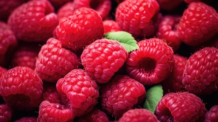 close up of raspberry